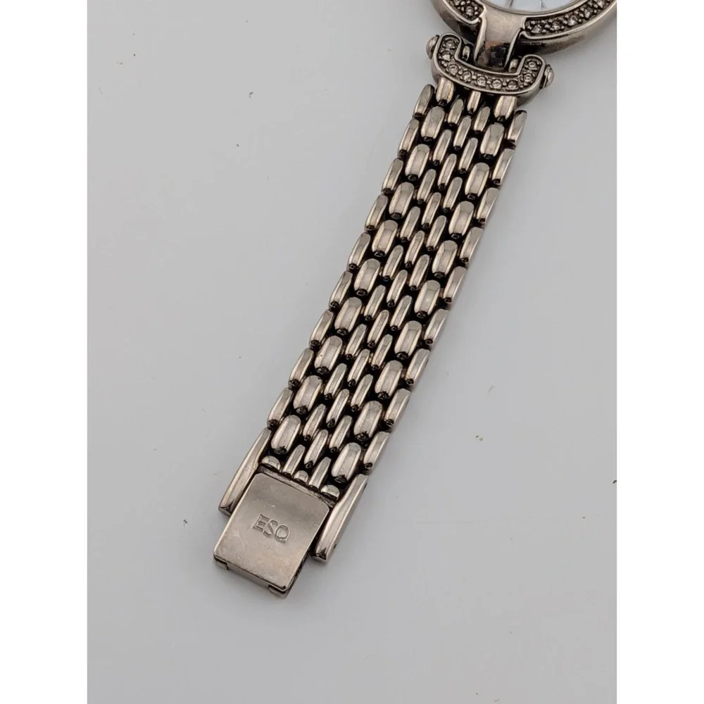 ESQ Movado Swiss Women's Watch 25mm Case MOP Dial 6
